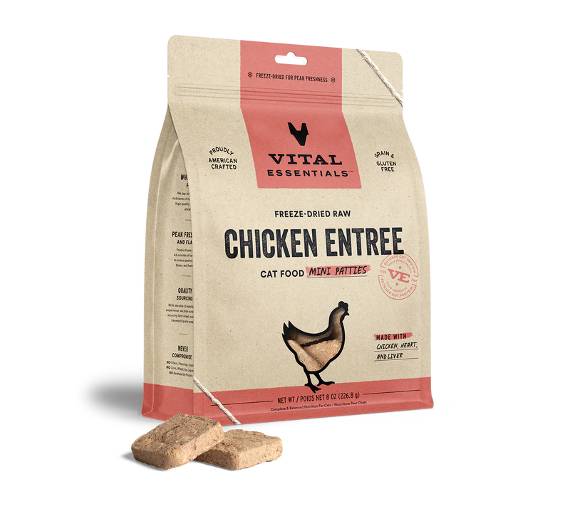VE -Chicken Entree for Cats (Nibs & Patties)