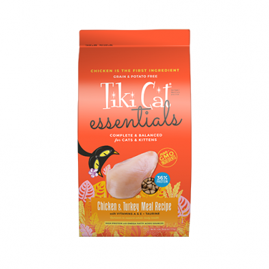 Tiki Cat® Essentials - Chicken & Turkey Meal Dry Food for Cats