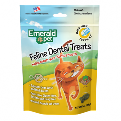 Emerald - Smart n' Tasty Turducken Feline Dental Treats