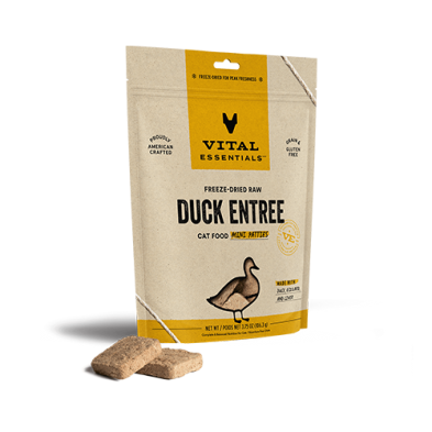 VE - Duck Entree for Cats (Nibs & Patties)