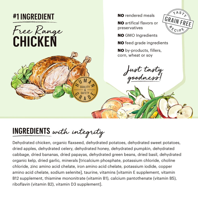 The Honest Kitchen - Grain Free Chicken Recipe Dehydrated Dog Food 1.5oz