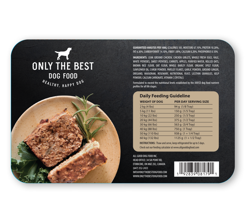 Only The Best – Gently Cooked Chicken Meatloaf – 750 grams