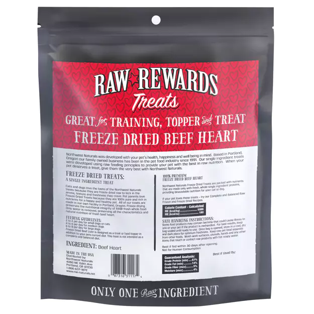 Northwest Naturals Freeze-dried Treats 283g - Beef Heart