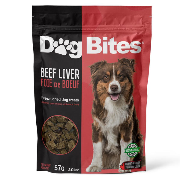 Dog Bites - Freeze-Dried Beef Liver Dog Treats 250g