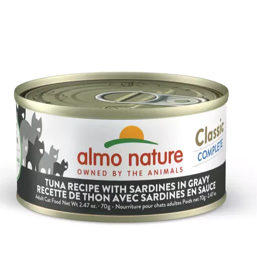Almo Nature - Classic Complete Tuna w/ Sardines in Gravy Cat Can 70g