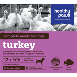 Healthy Paws - Complete Dog Dinner Turkey