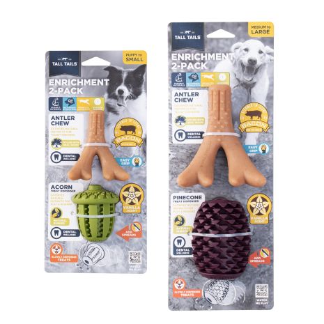 TALL TAILS®  Enrichment Toys for Dogs 2-Pack