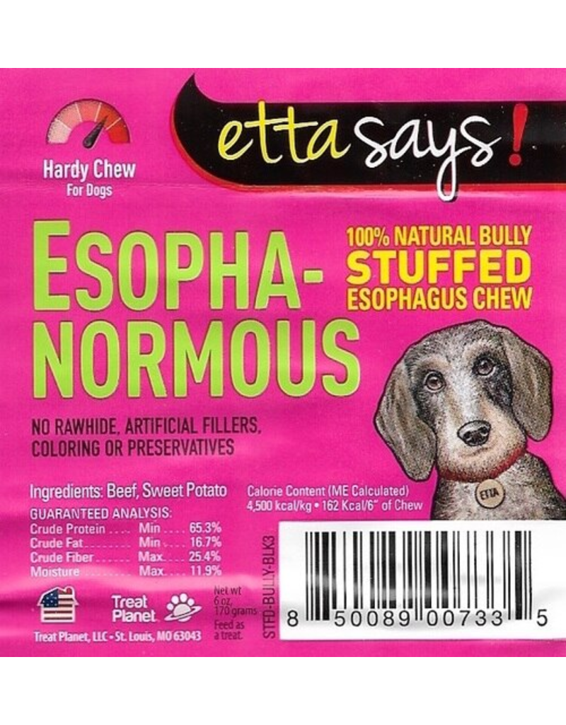 ETTA SAYS! - Esophagus Stuffed Bully Sticks