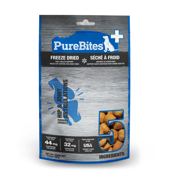 PureBites+-  Hip & Joint Freeze-Dried Dog Treats