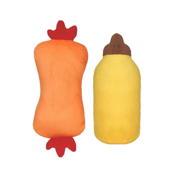 HugSmart - Meow Buddies Kitten Party - Hot Dog & Mustard