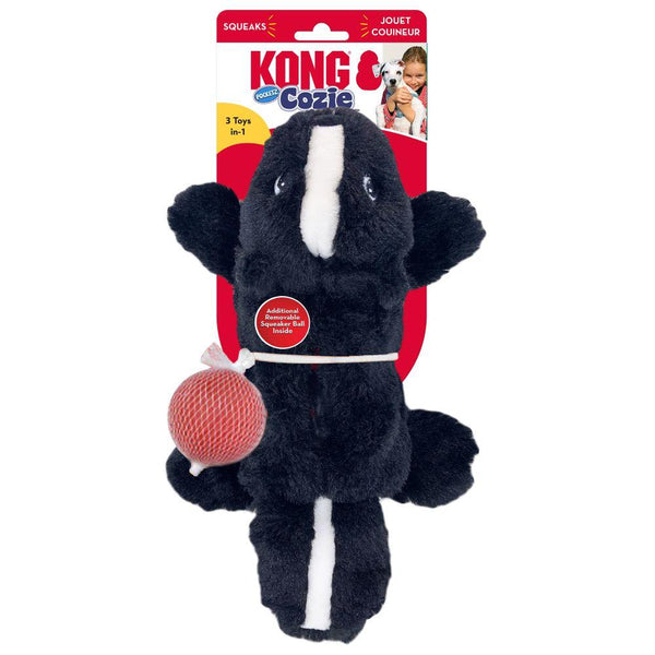 KONG - Cozie Pocketz Skunk Dog Toy, Medium