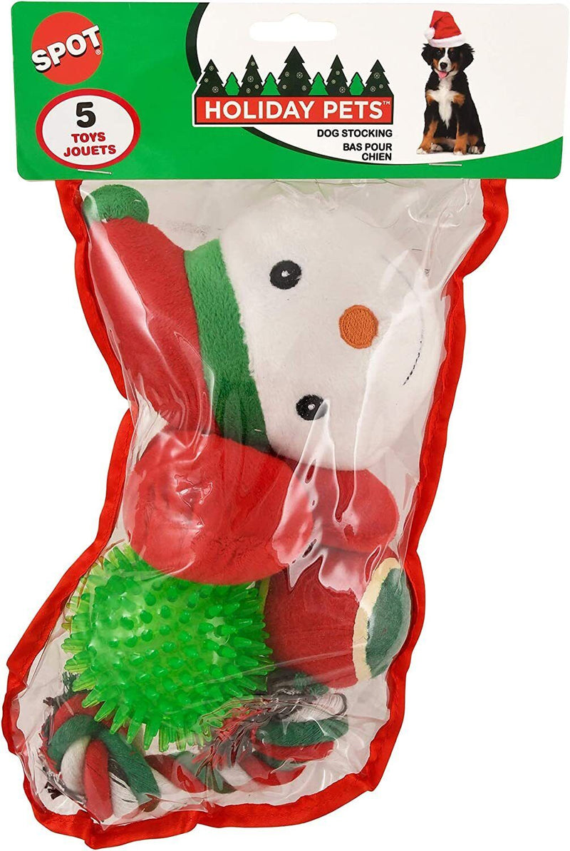 SPOT® HOLIDAY STOCKING LARGE (5 PC) FOR DOGS