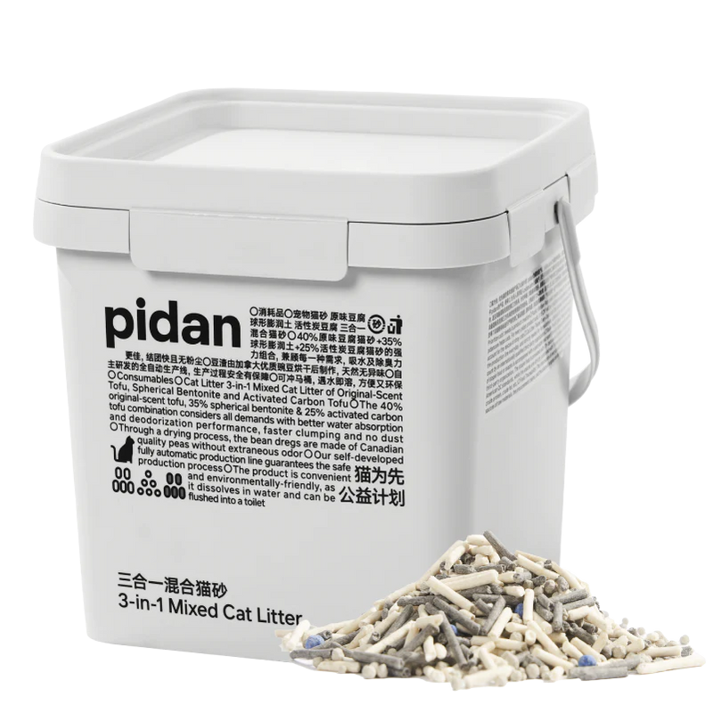 pidan - 3-in-1 Mixed Cat Litter, Pail | 5.2 kg |