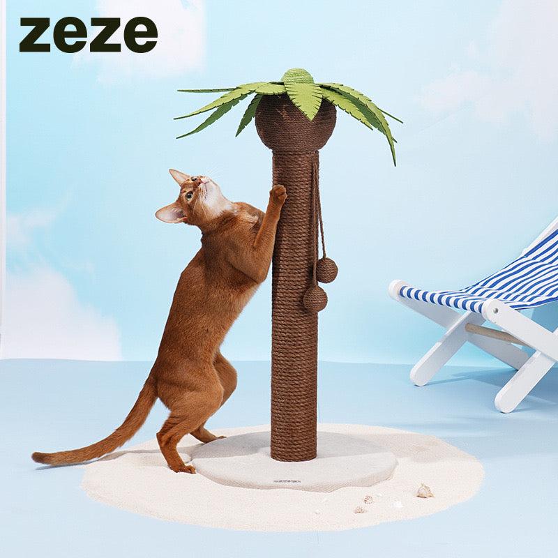 Zeze  - Coconut - Cat scratching Cat tree