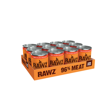 RAWZ - 96% Turkey & Turkey Liver Wet Dog Food 12.5oz