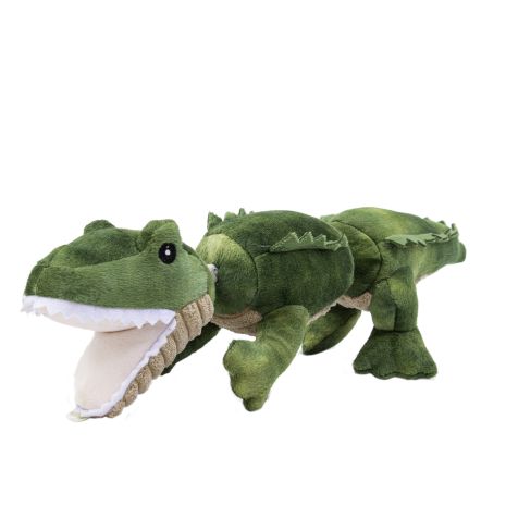 TALL TAILS®  Jointed Plush Alligator with Squeaker Dog Toy
