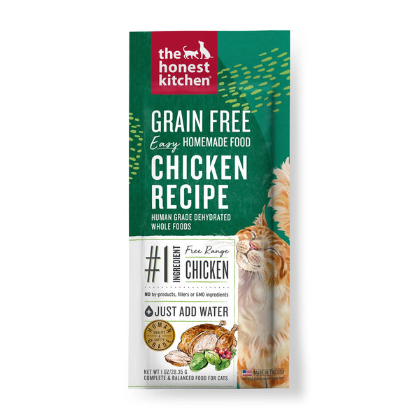 The Honest Kitchen - Grain Free Chicken Recipe Dehydrated Cat Food Single Serve