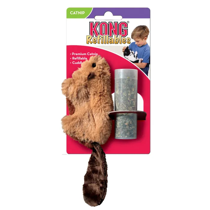 KONG Refillables Beaver Catnip Cat Toy