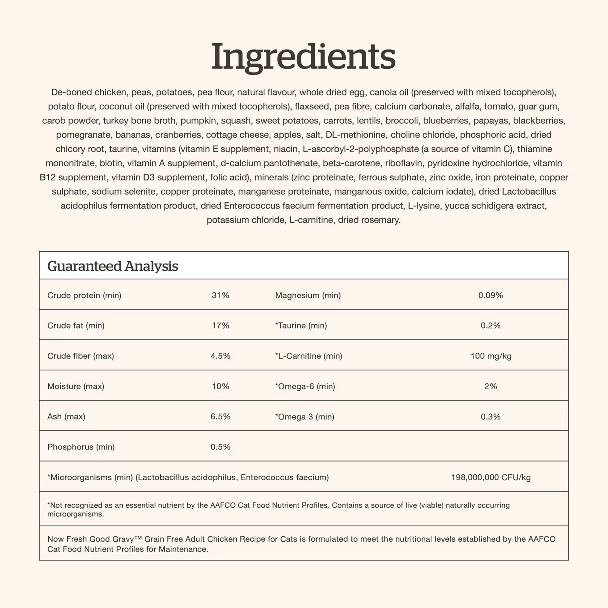 Now Fresh Good Gravy Chicken Recipe Coated in Bone Broth Grain Free for Cats
