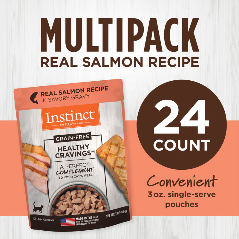 Instinct - Healthy Cravings Pouches Real Salmon Cat