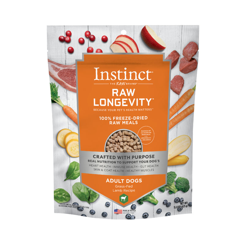 Instinct - Longevity Freeze Dried Raw Meals Lamb