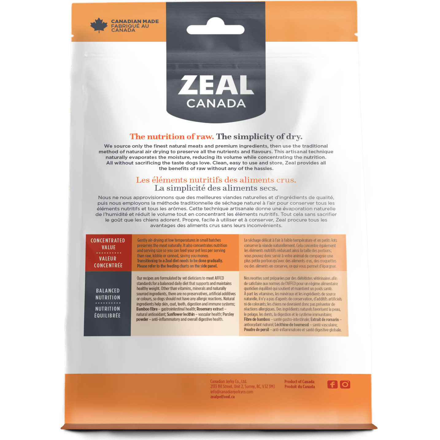 Zeal Gently Air-Dried Pork for Dogs