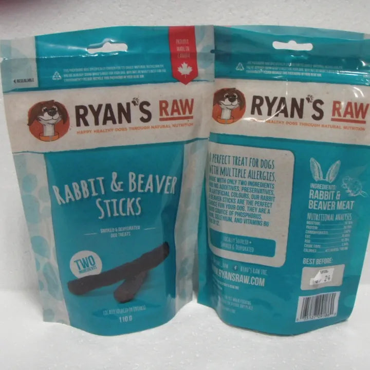 Ryan's Raw - Rabbit and Beaver Sticks