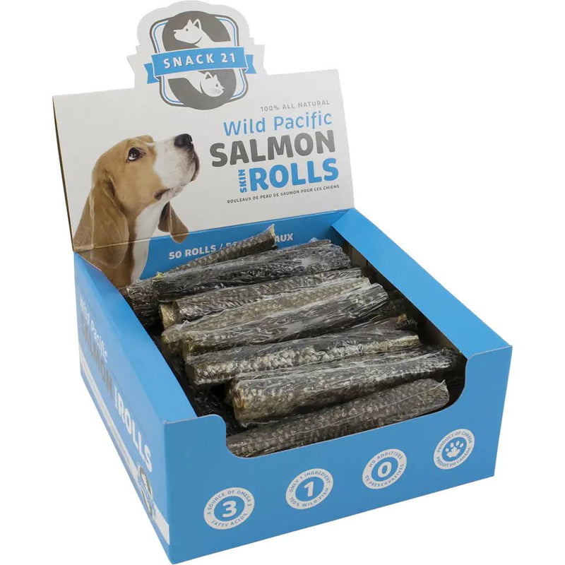 Snack 21 Salmon Skin Rolls 1pc