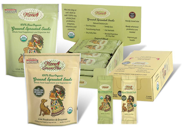 Flora4 - Sprouted Seeds Topper Greens Plus with Broccoli & Chia