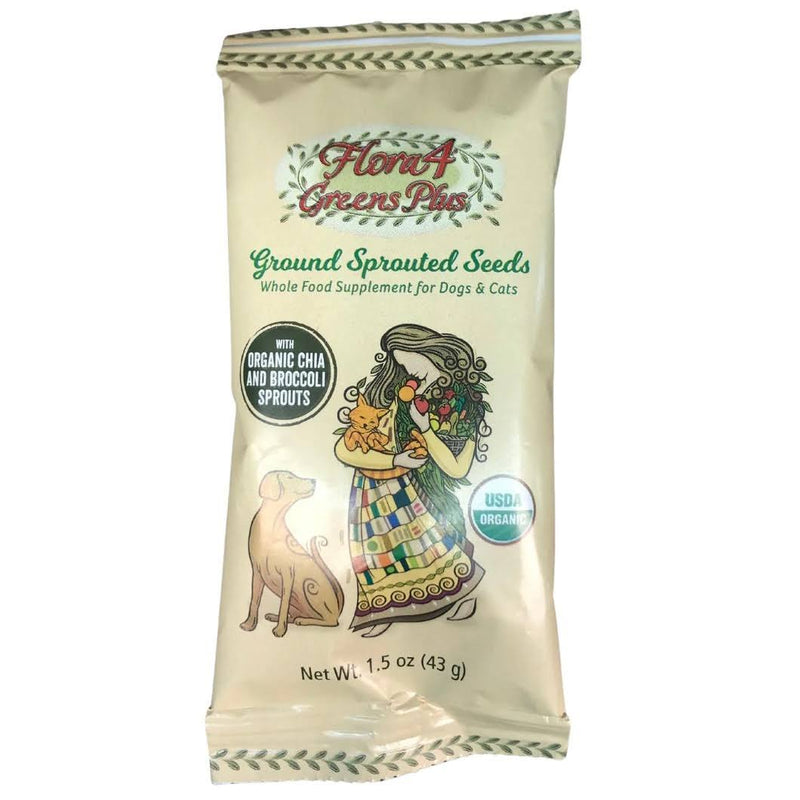 Flora4 - Sprouted Seeds Topper Greens Plus with Broccoli & Chia