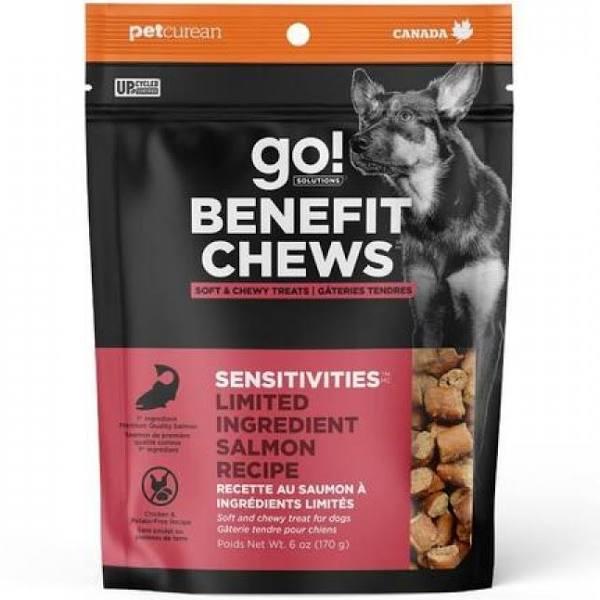 GO! Solutions: Sensitivities Limited Ingredient Salmon Benefit Chews for Dogs