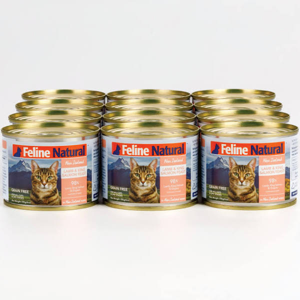 Feline Natural - Lamb & King Salmon Feast Canned Cat Food