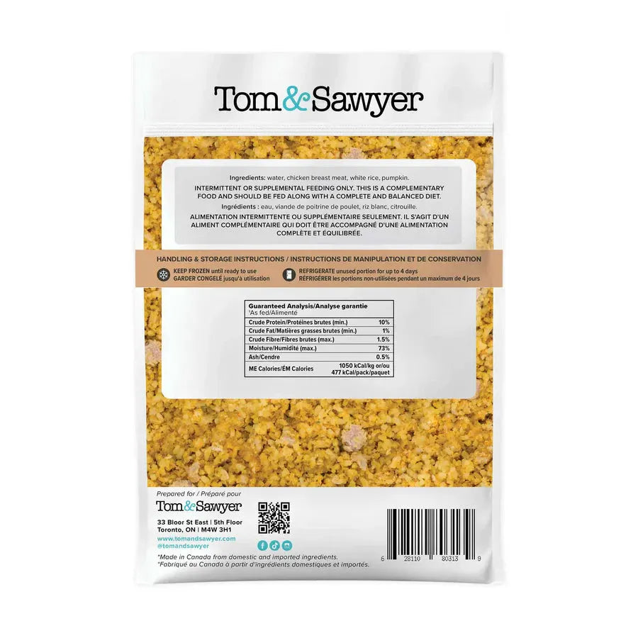 Tom&Sawyer Tummy Tamer Gently-cooked Frozen Meals for Dogs by Tom Sawyer