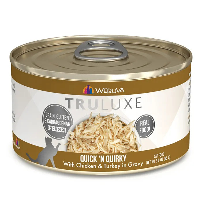 Weruva Truluxe - Quick 'N Quirky with Chicken & Turkey in Gravy (3.0 oz Can)