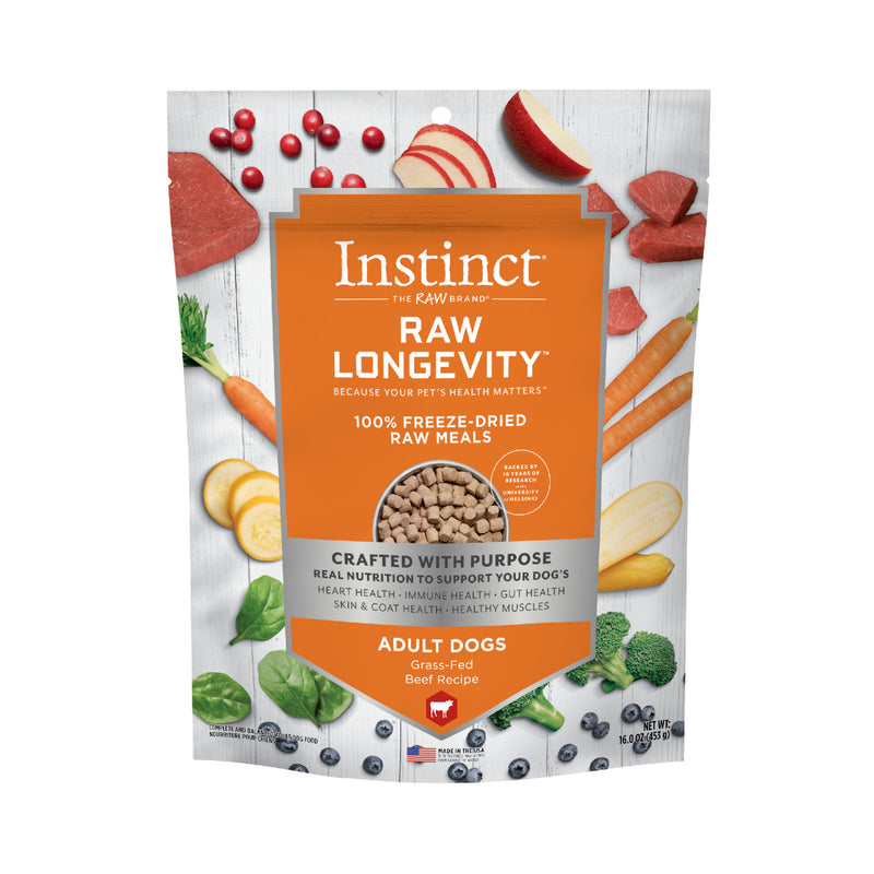 Instinct - Longevity Freeze Dried Raw Meals Beef