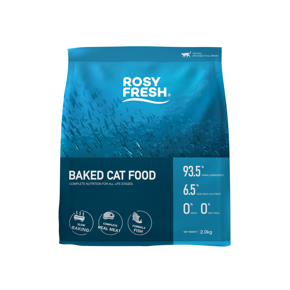 Rosy Fresh Oven-Baked Fish Cat Food for Cats | 2kg