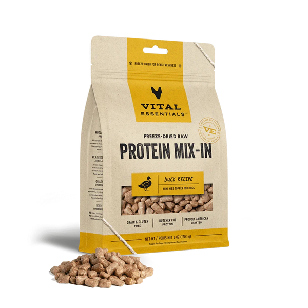 Vital Essentials (VE) - Protein Mix In - Freeze-Dried Duck Mini Nibs Topper (For Dogs)