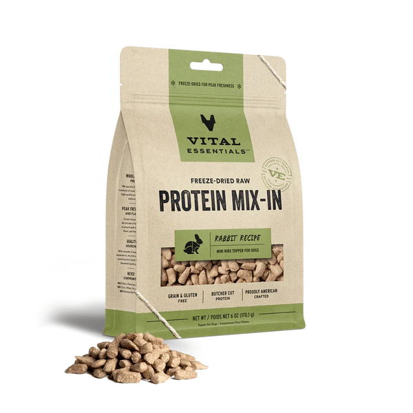 VE - Protein Mix In - Freeze-Dried Rabbit Mini Nibs Topper (For Dogs)