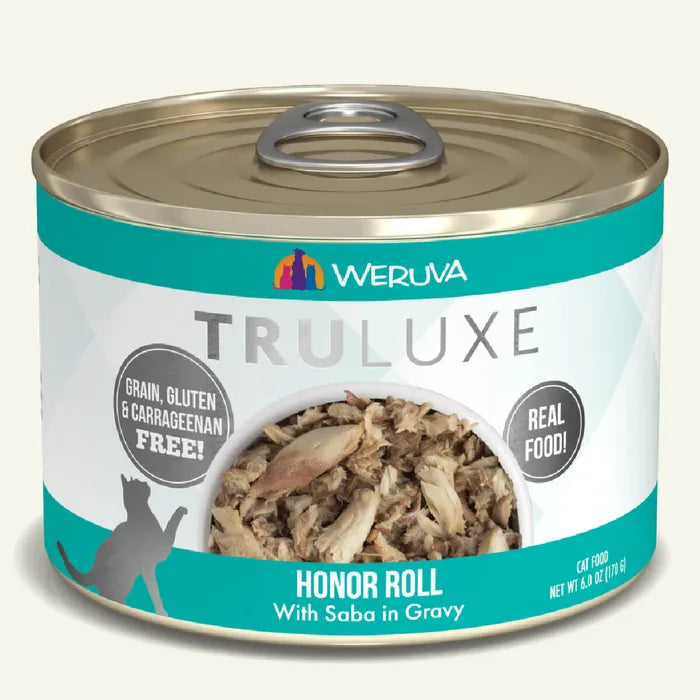 Weruva Truluxe - Honor Roll with Saba in Gravy (3.0 oz Can)