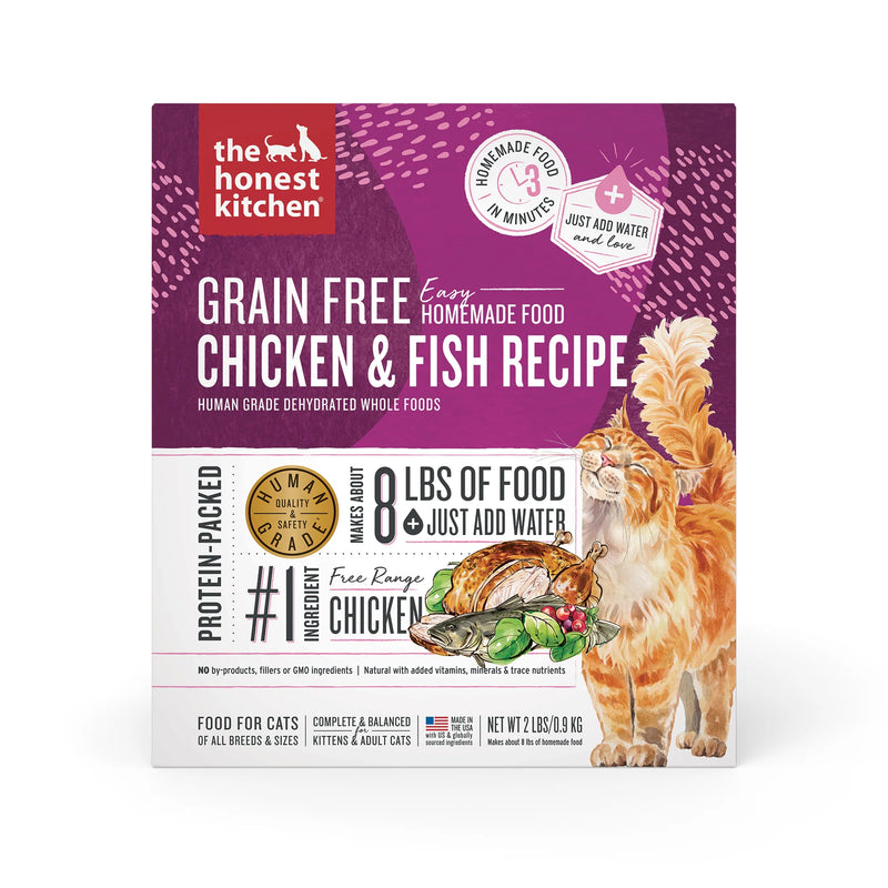 The Honest Kitchen  - Dehydrated Grain-Free Chicken and Fish Cat Food