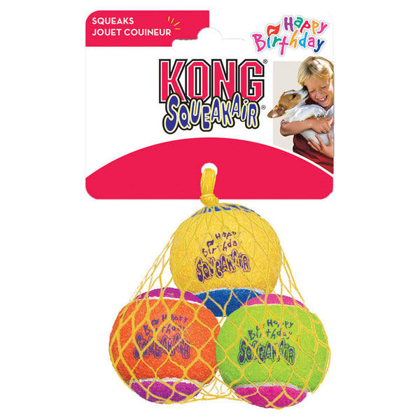 KONG - Medium Birthday Air Squeaker Ball