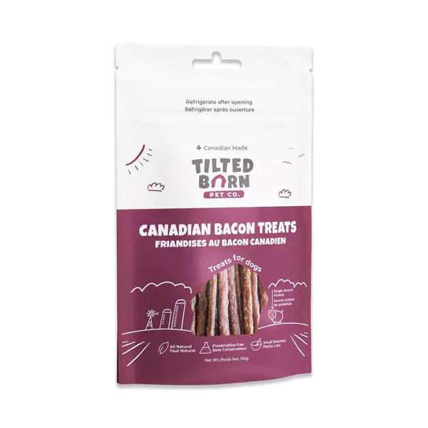 Tilted Barn Pet Co. - Canadian Bacon Treats 100g