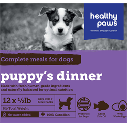 Healthy Paws - Complete Dog Puppy Dinner