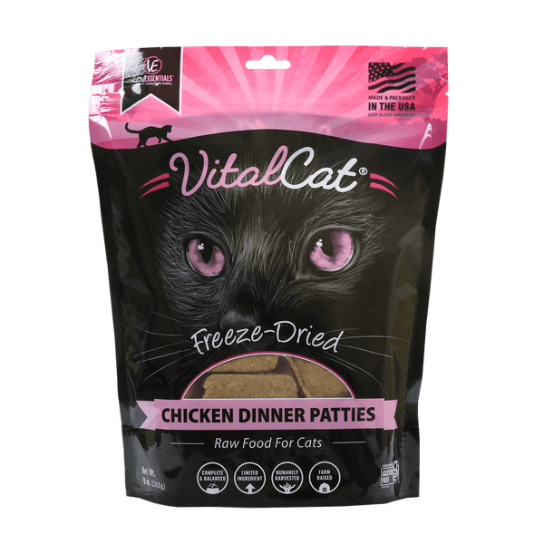 VitalCat - Chicken Dinner Patties Freeze-Dried Grain Free Cat Food