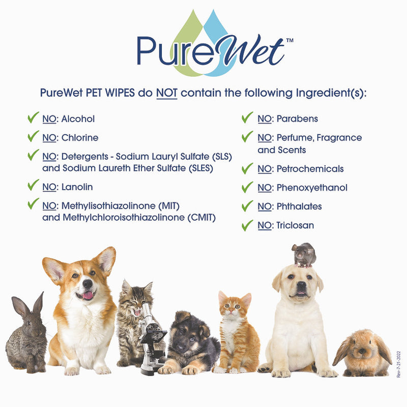 Purewet - Pet wipes