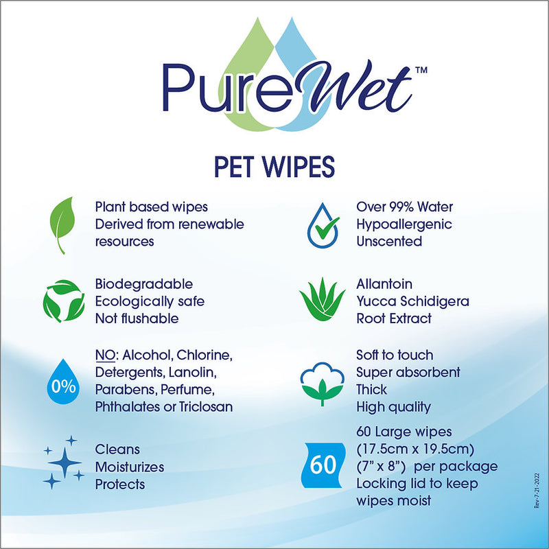 Purewet - Pet wipes