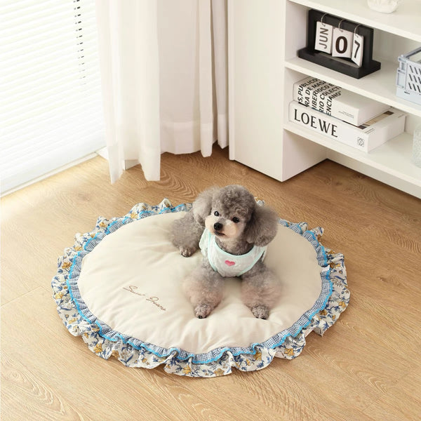 Minan  - Khaki plaid - Pet cushion