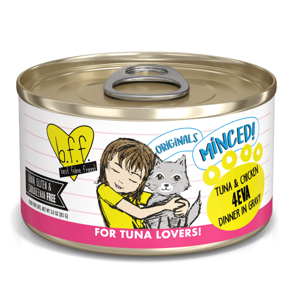 B.F.F. - Tuna & Chicken 4Eva Tuna & Chicken Dinner in Gravy (3.0 oz Can)