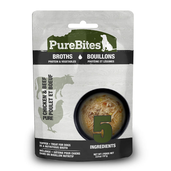 Purebites Dog Broths Chicken & Beef 57g