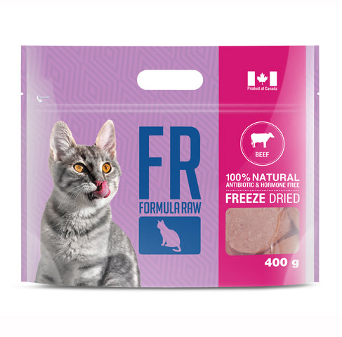 FR - RECIPE: Freeze Dried Beef For Cats 400g